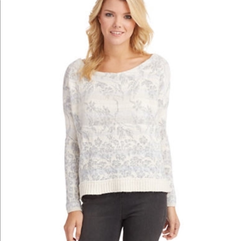 Free people floral fields side zipper swear